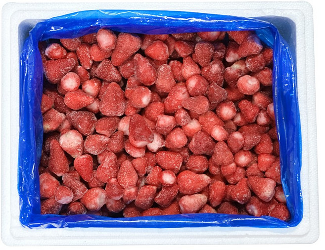 웰루츠 냉동 홍안 딸기 벌크, 1박스, 10kg