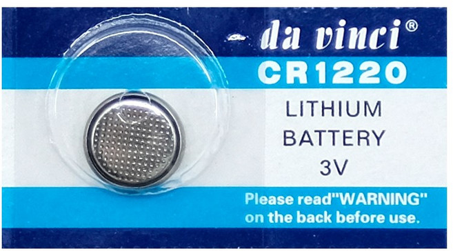 HITAKA CR1220(5알) 리튬건전지 3V 수은전지 코인건전지, 5개입, 1개