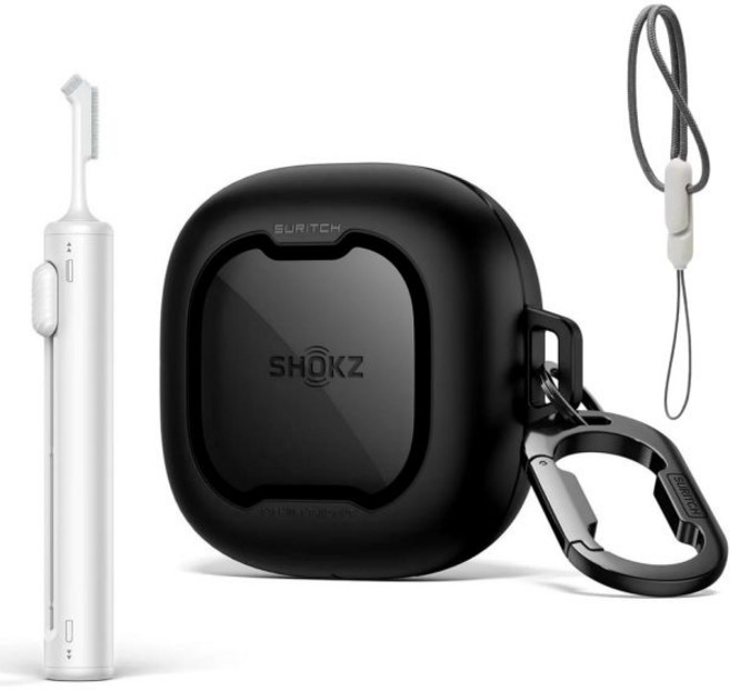 13526511 이어폰 고급 보관 헤드폰 케이스 호환 Shokz OpenFit 2용 T920용 커버 무선 용 보호 낙하 방지 분실 지문 내충격 방수 방진 PC+TPU 소재 경량, A1