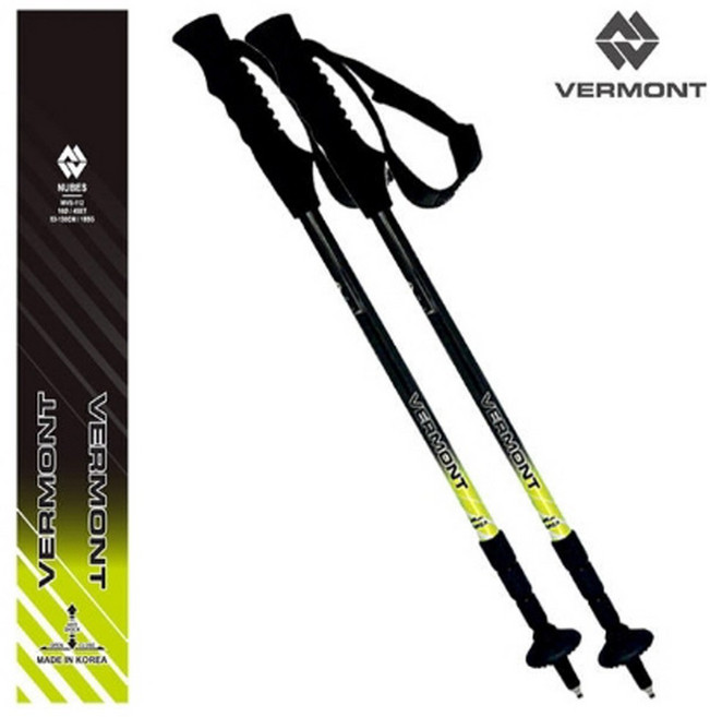 버먼트 누베스 경량 4단 등산스틱 2p