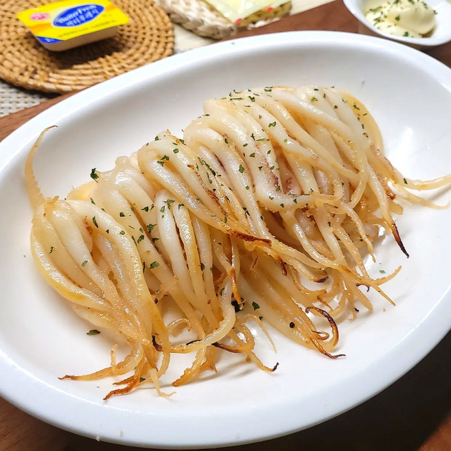 프리미엄 국산 버터구이 오징어 오다리 백족 300g 1개