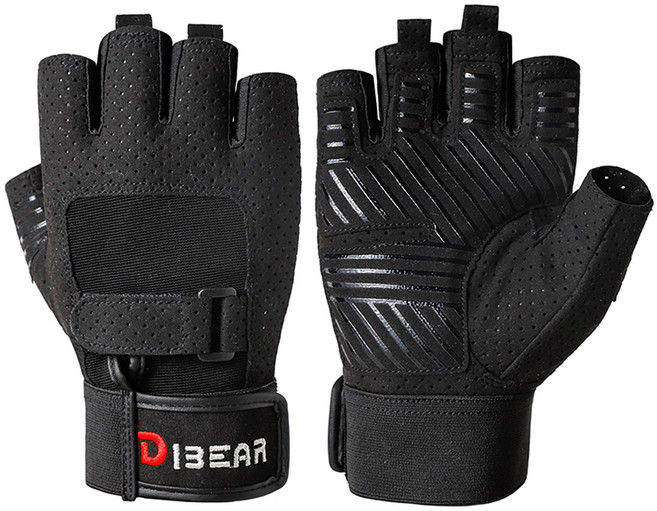 킴스브로 2중 벨크로 헬스장갑 굳은살방지, 1개