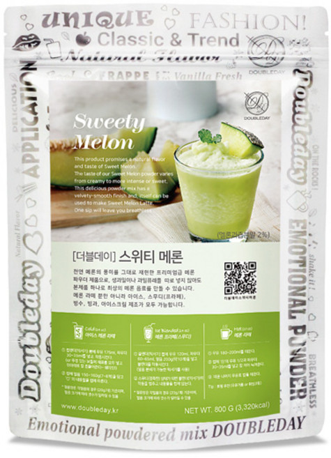 더블데이 스위티 메론 파우더 800g x 10개, 1개입