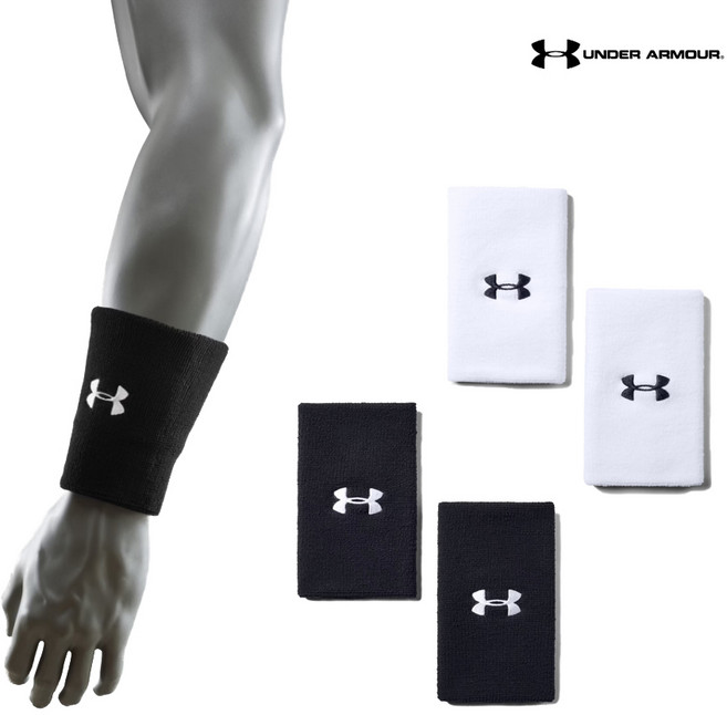 [AK수원점] [언더아머] 공용 스포츠 6인치 UA 퍼포먼스 손목밴드 아대 2종 1218, 1개