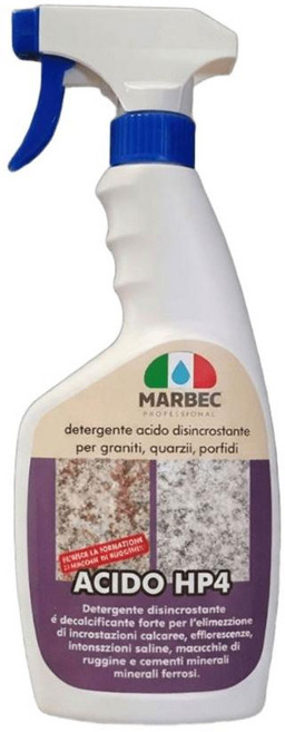 MARBEC ACIDO HP4 建築石材除鏽劑, 1個, 500ml