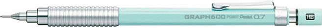 PenteL 펜텔 그래프 600 0.3mm PG603 0.5mm PG605 0.7mm PG607 제도샤프, 0.7mm_S민트블루, 본상품선택