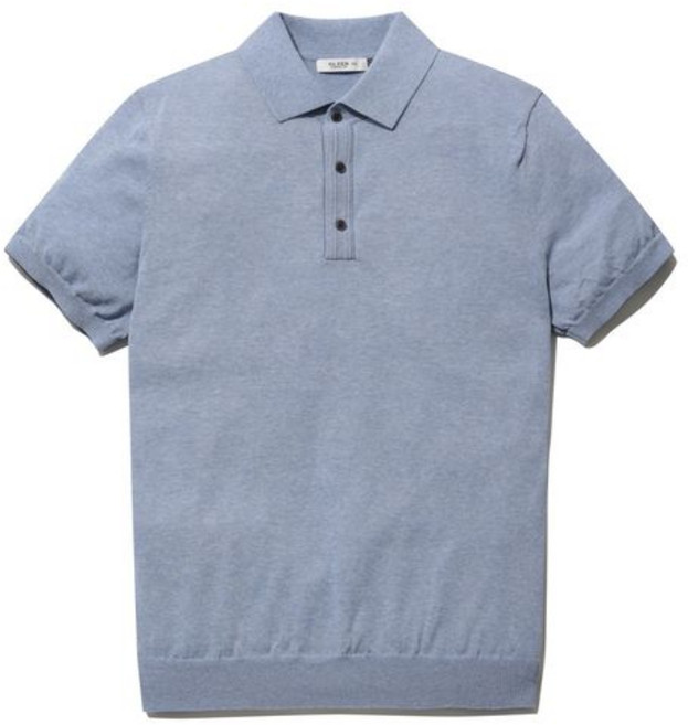 올젠 남성 반팔 솔리드 티에리 ZBG2ET1201LBL