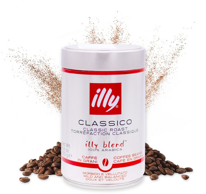 일리 클래식 로스트 빈 클라시코 원두, 홀빈(분쇄안함), 250g, 1개