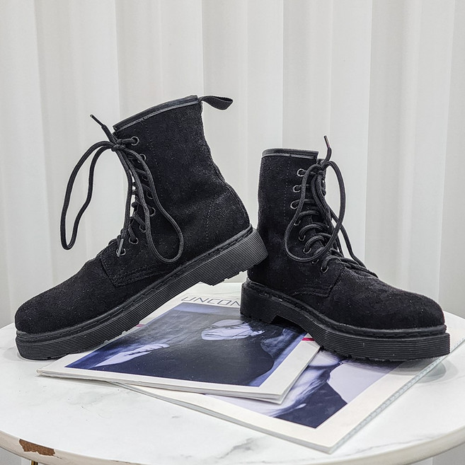 가벼운워커 스웨이드워커 레이스업워커