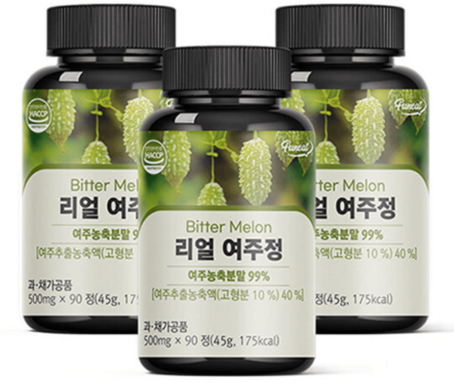 퍼니트 리얼 여주정, 90정, 45g, 3개