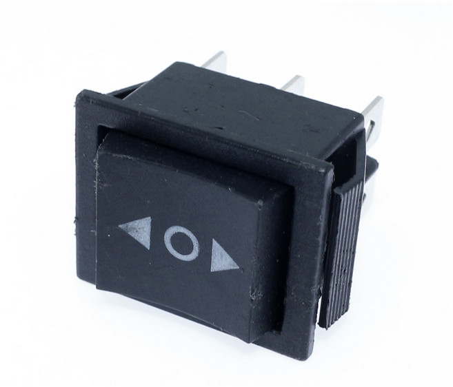 (락커 토글스위치) 12v 2단 슬림 사각스위치 매립형 시소 레드 배선타입, 1개