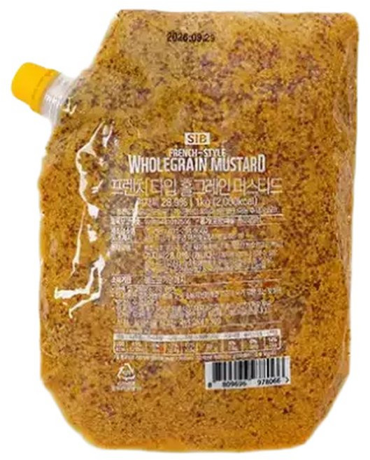 선인 디종 홀그레인머스타드 1kg, 1개