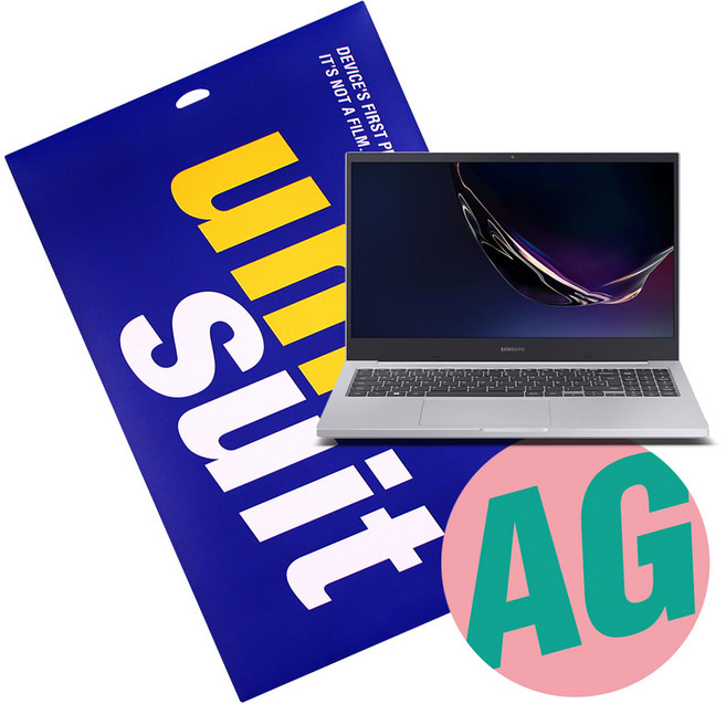 유니슈트 삼성 노트북(39.6cm) NT350XCJ/NT350XCR 지문방지 저반사 액정보호필름 1매(UT210372), 1개