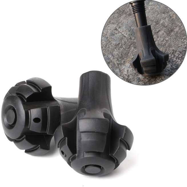 도나토르 고급형 논슬립 등산스틱 발판 고무패킹 2p, 2개, 버섯형