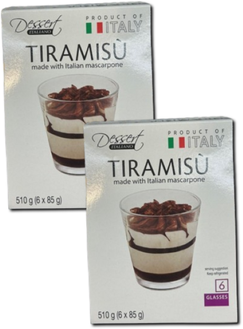 코스트코 티라미수 케익 컵 510g 이탈리아 디저트 간식, 2개