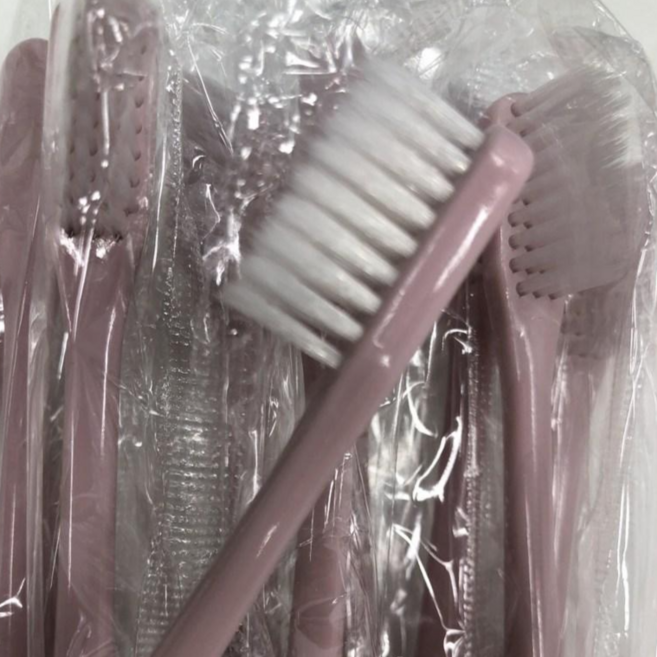 일회용칫솔100개입 1세트 색상랜덤 비닐포장, 1개입, 100개