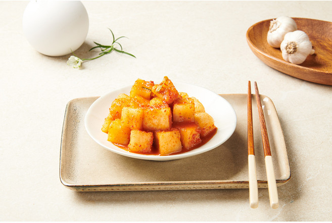 한백김치 깍두기 1kg 2kg 제주산 무 [100%국내산], 1개