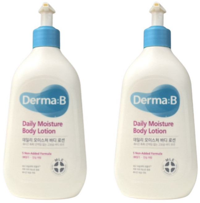 [블리샵]1+1 더마비 데일리 모이스처 바디로션 400ml 저자극 고보습로션