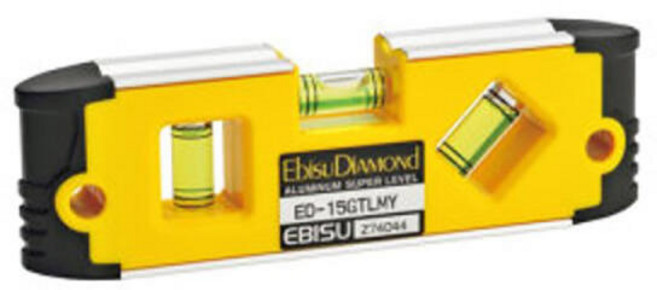 에비수 자석수평대 ED-15GTLMY 토피도 미니레벨 JAPAN, 1개, 150mm(ED-15GTLM)