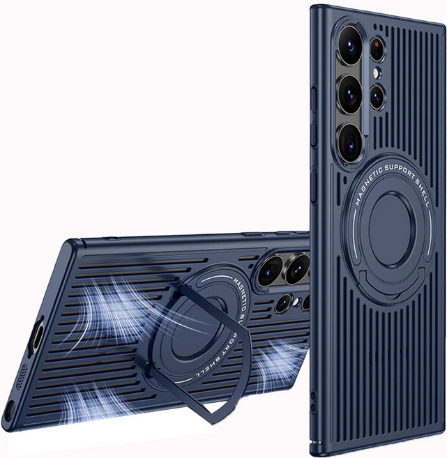갤럭시 S24울트라 S23울트라 S23플러스 S23 맥세이프 충전 하드 스탠드 발열방지 핸드폰 케이스 M961
