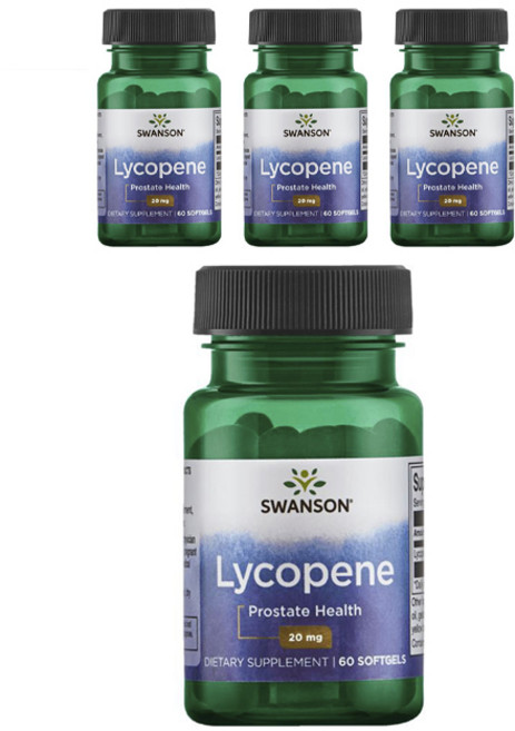 스완슨 리코펜 20mg 소프트젤, 60정, 4개