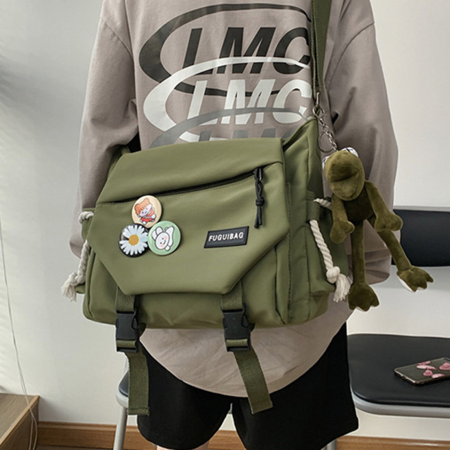 보슈 학생 학원 메신저백 크로스백 학원 가방 캔버스 노트북 B1-3