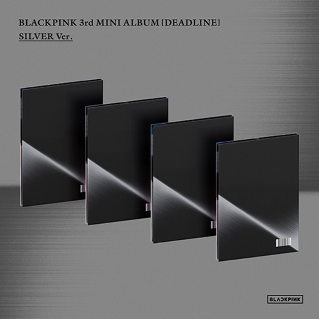 [특전 공식포토카드 추가증정] [멤버선택] [SILVER Ver.] 블랙핑크 미니 3집 BLACKPINK [DEADLINE] / 포토북+CD+접지포스터+포토필름티켓+셀피포토카드3종, 로제