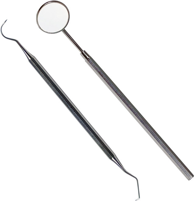 의료용 치경 + 치석 제거기 스케일러, 1세트