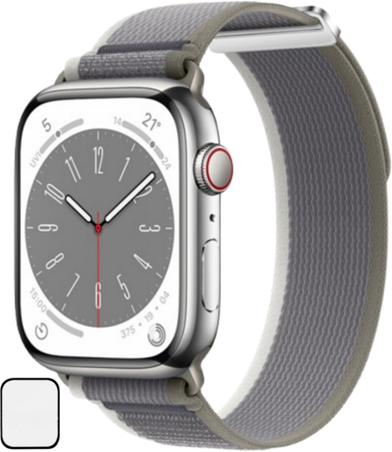 NUBASE 애플워치 9 호환 스포츠루프 울트라스트랩 트레일루프, 윈터솔져, 1개