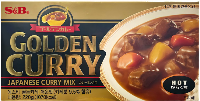 에스앤비골든 카레 매운맛, 220g, 1개