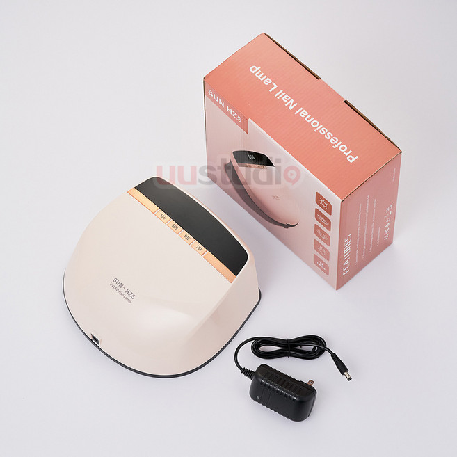 SUN HZS 320W 美甲燈 光療機, 1個, 粉色 - 美規