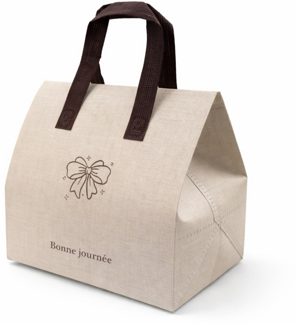 mineeo 일회용 은박 감성 보온냉백 베이지 10매입, 10개, 샌드베이지