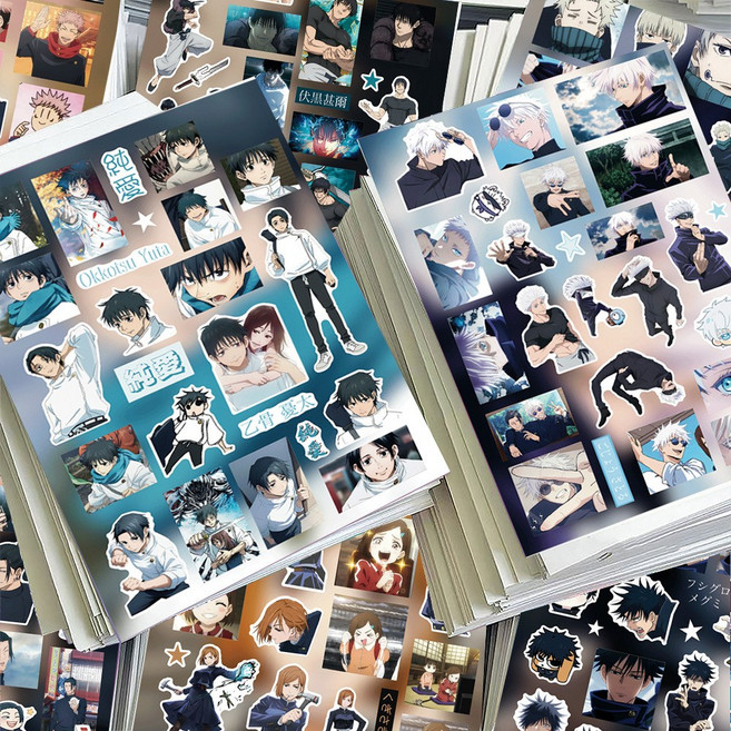 로테오 일본 애니 다꾸 스티커, 1세트, 주술회전A
