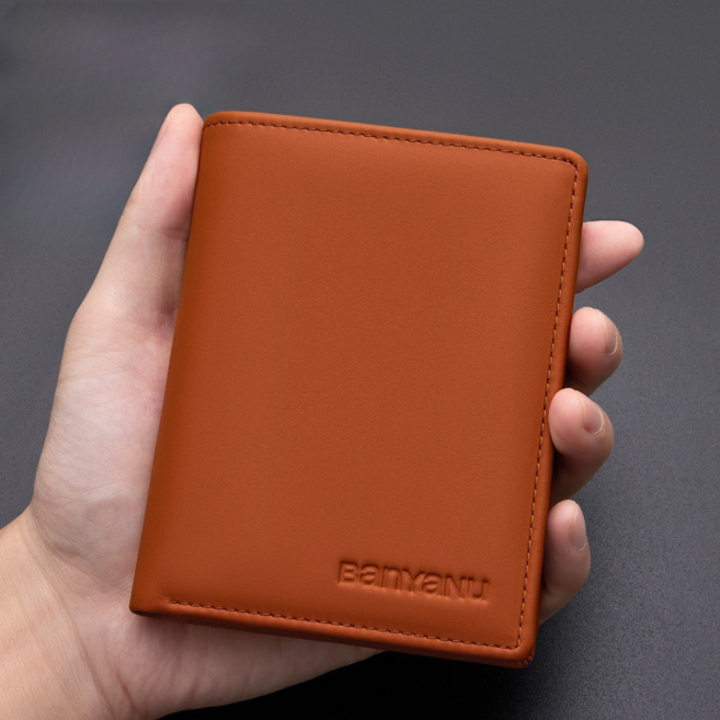 프리미엄 심플 소가죽 남성 반지갑 N2061