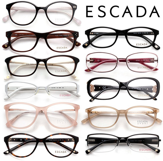 에스까다 정식수입 뿔테 반무테외 명품안경 이탈리아