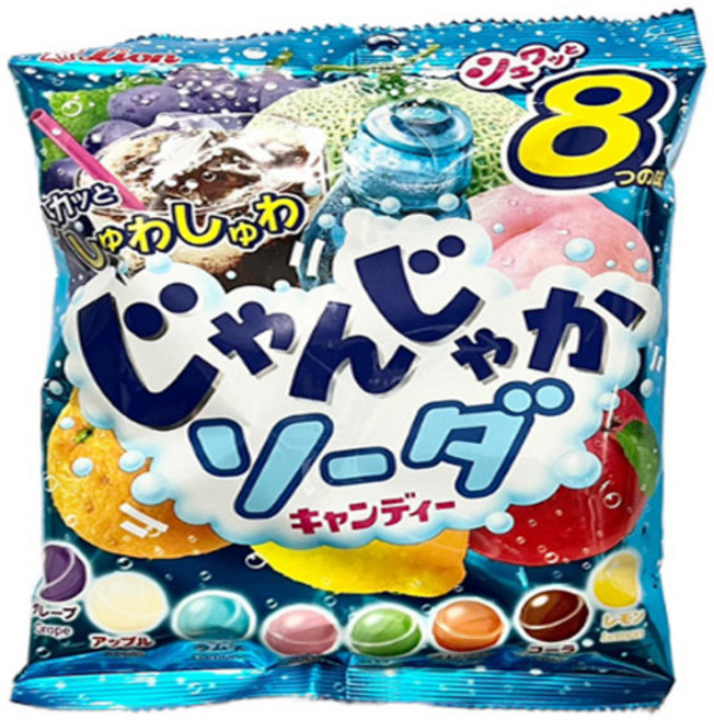 라이온과자 잔자카 소다 캔디, 114g, 1개
