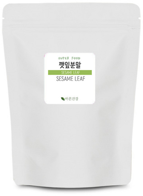 바른건강 영양이 풍부한 국내산 깻잎분말 깻잎워터 국산 깻잎가루 100%, 3개, 300g