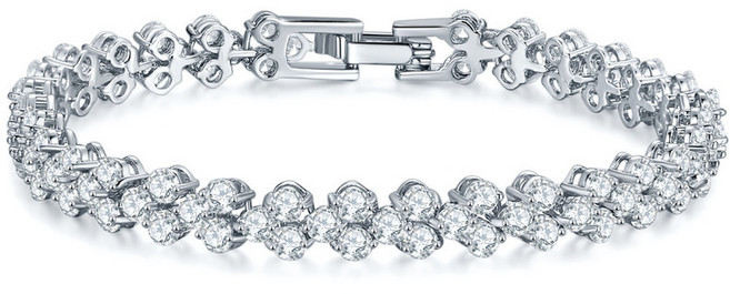 노리모아 크리스탈 팔찌 여성 투명 비즈팔찌 심플 데일리 패션 악세사리 선물용