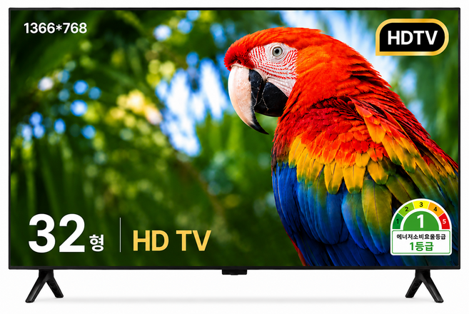 아텝TV 32인치 HD LEDTV 대기업정품 IPS패널, 고객직접설치, 스탠드형, WE320, 81cm(32인치)