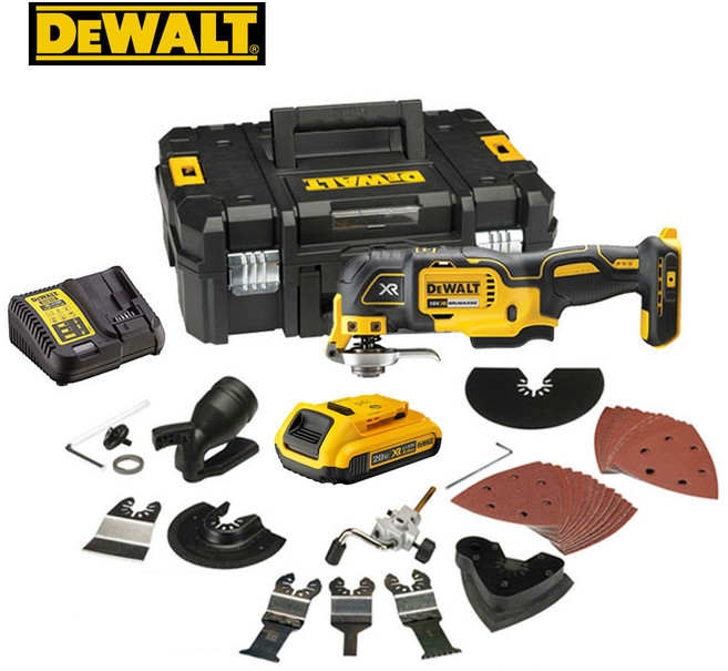 디월트 정품 충전 멀티커터 DCS355D2 20V 배터리1개 세트 액세서리 포함 완벽옵션 2021제조, 선택1  DCS355D2 배터리1개세트, 1개