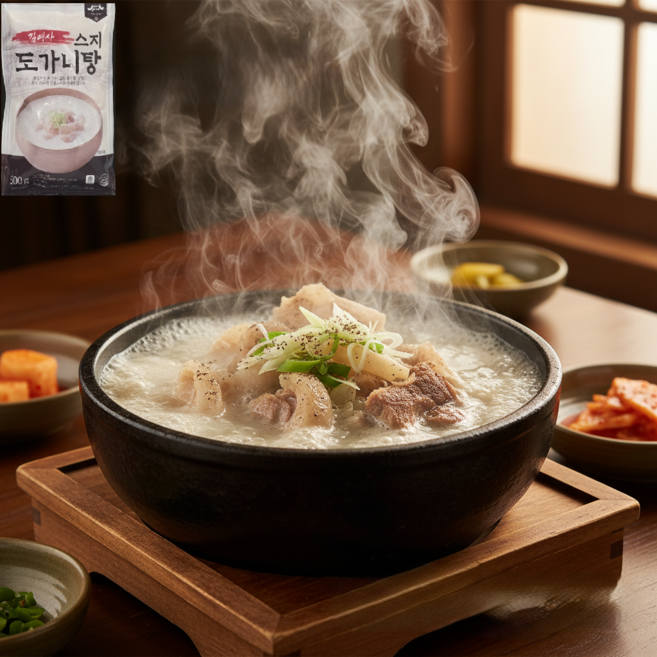 전주한옥 김여사 스지 도가니탕, 4개, 500g