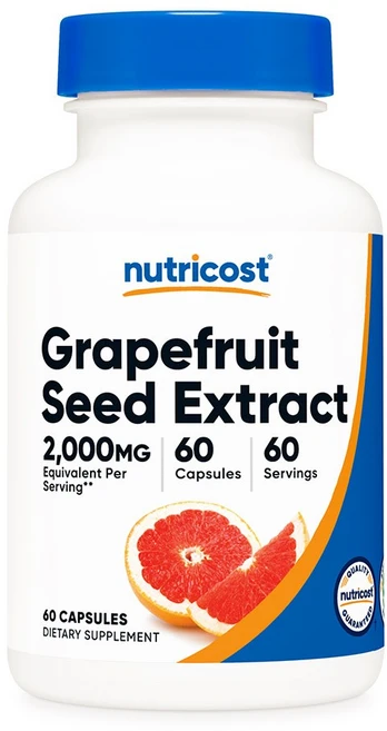 뉴트리코스트 자몽씨 추출물 2000MG 60캡슐, 60정, 1개 - 쿠팡