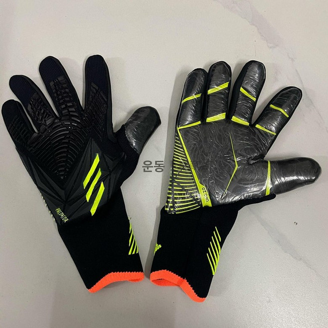 카타르 골키퍼 월드컵 국가대표 공인구 장갑 축구공 키퍼 글러브, 1개, A22 블랙그린