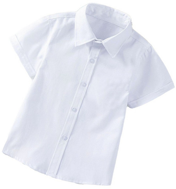 아동 반팔 화이트셔츠 남아흰남방 주니어와이셔츠