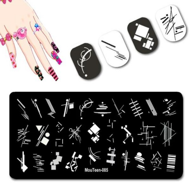 네일용스티커 조디악 징후 네일 스탬프 별자리 요소 스탬핑 플레이트 홀더 행운의 로그인 손톱 템플릿 011, 1개, 71 mouteen-085