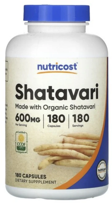 뉴트리코스트 샤타바리 추출물 600mg 180캡슐, 1개, 180정 - 쿠팡
