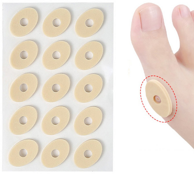 발보호 패치 티눈패드 굳은살방지패치 물집방지패드 티눈제거 밴드 발쿠션패치 발가락보호 새끼발가락, 1개