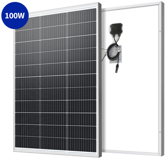 녹원 태양광패널 100W 200W 380W 410W 단결정 고효율 태양광판넬 가정 자동차 캠핑카 카라반, 1개