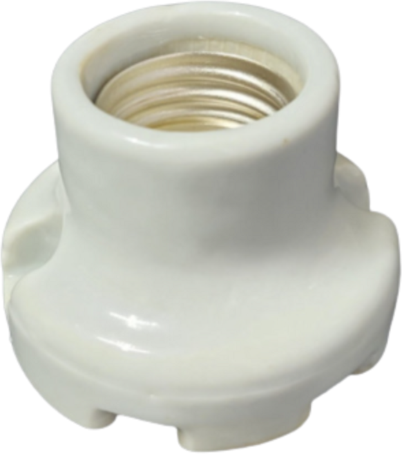 JINHEUNG 진흥 도자기소켓 사기소켓 세라믹 사기모갈 전구리셉터클 키소켓e26, 1개