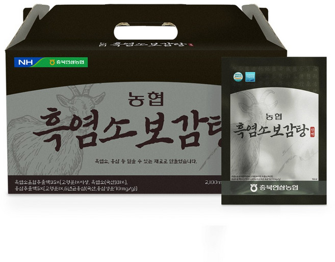 [농협보감탕] 흑염소 진액 100% 효능 식약청인증 여성, 1개, 2.1L